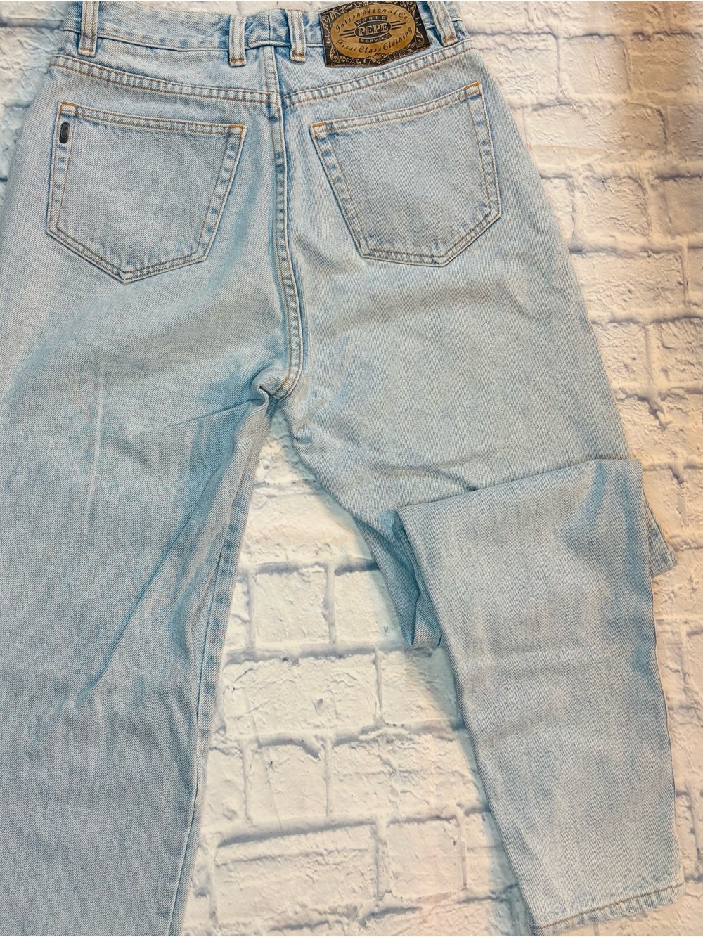 Vintage High-Rise Women’s PEPE Jeans, Original Pepe Betty. 100% Cotton. W27